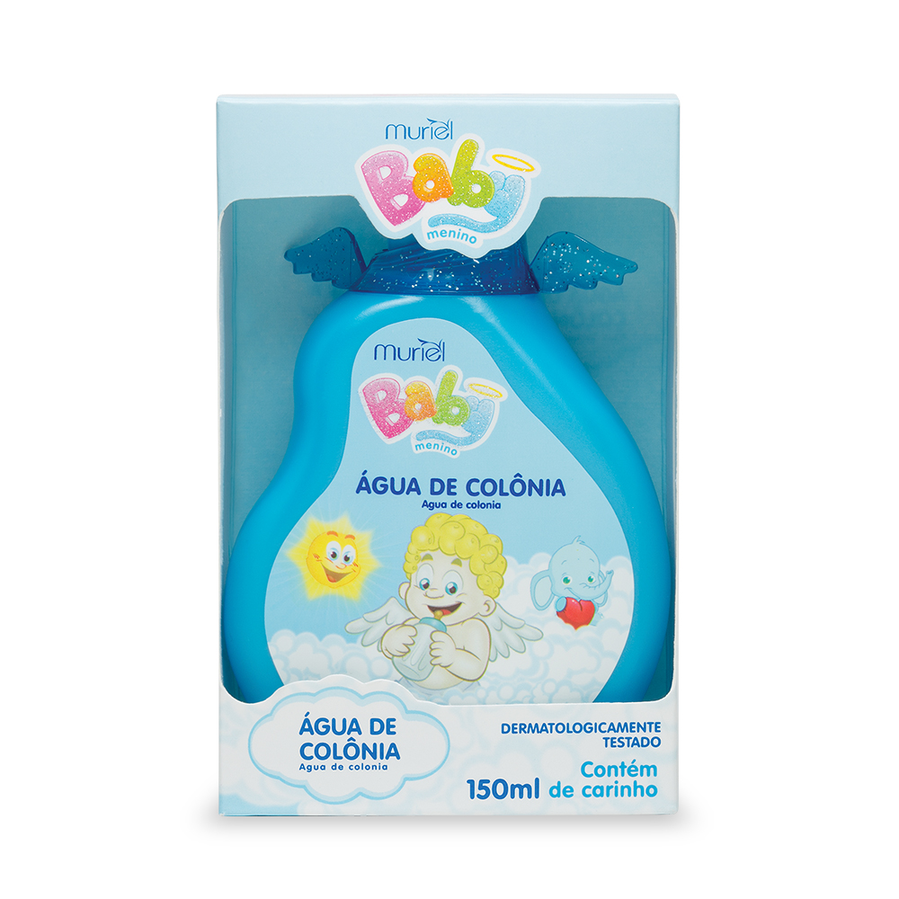 Água De Colônia Perfume Para Bebê Infantil Azul 150ml