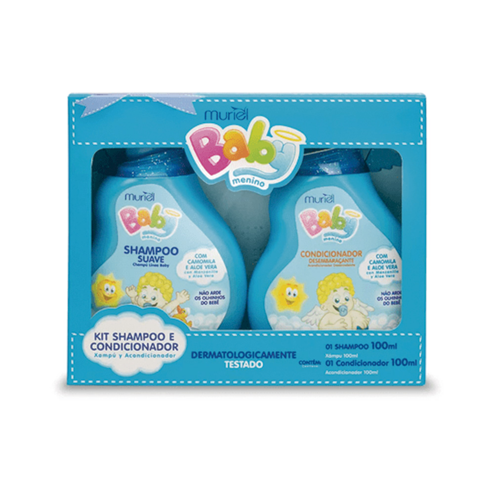 Muriel Kit Baby Azul Shampoo e Condicionador 100ml