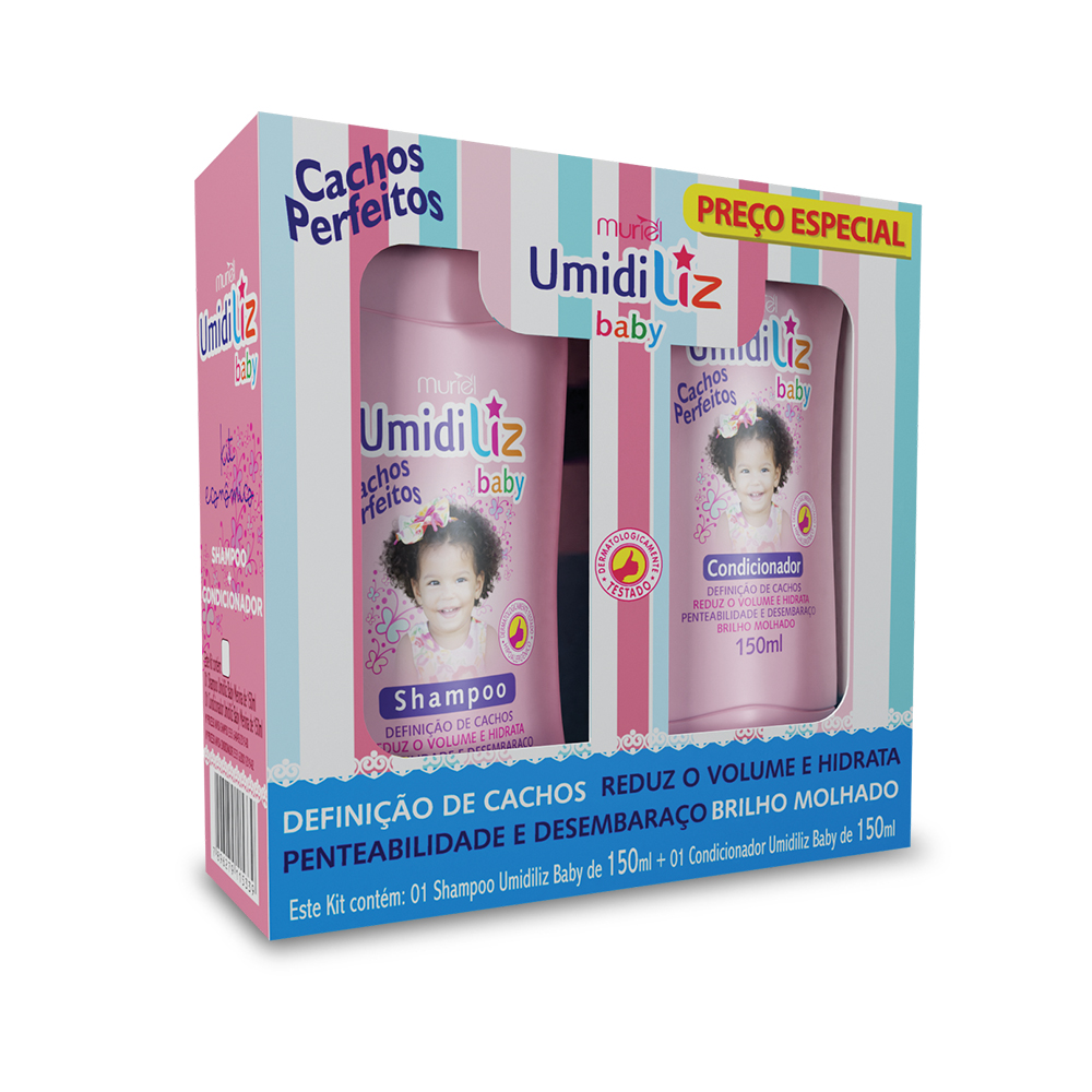 Kit Umidiliz Baby Menina (Shampoo + Condicionador)