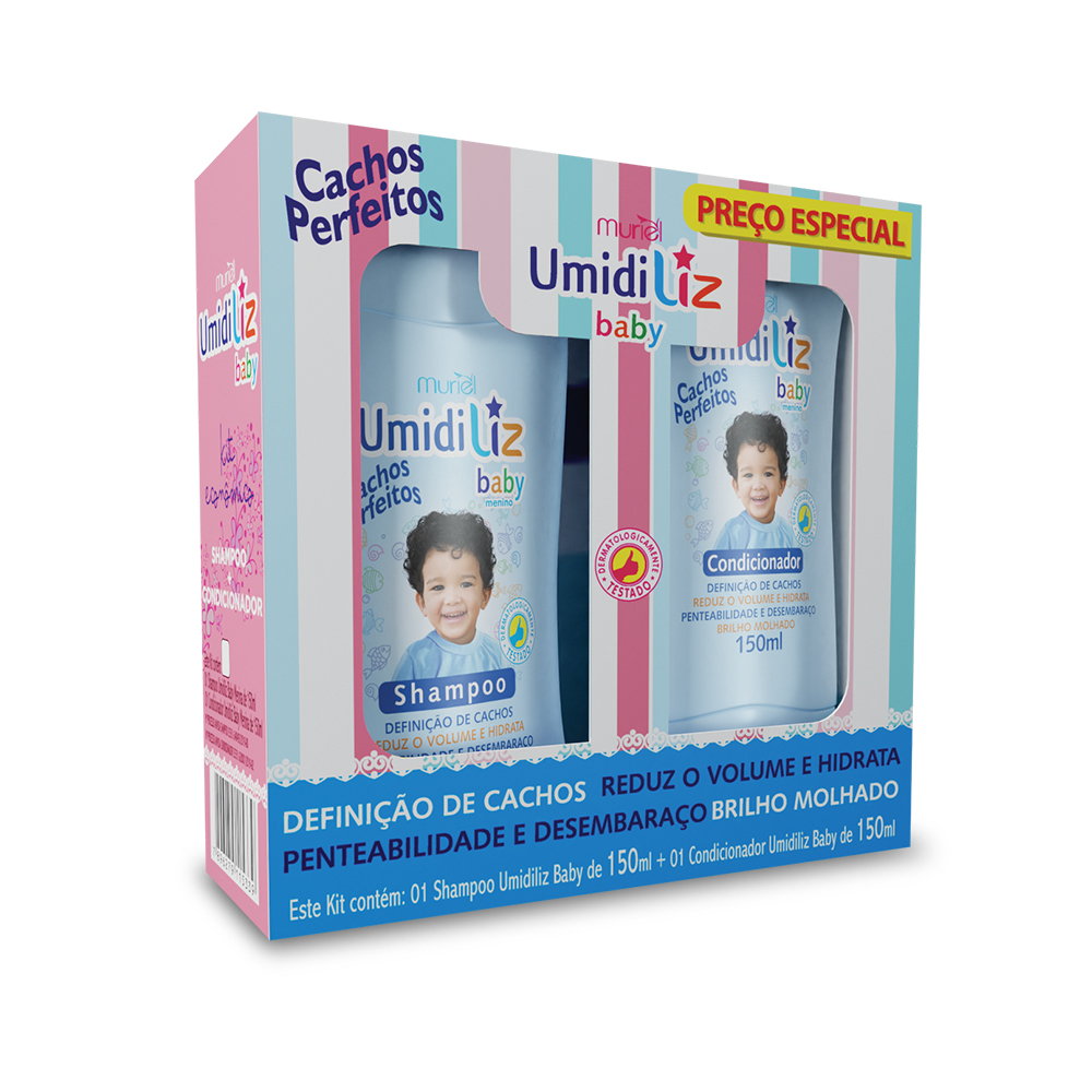 Kit Umidiliz Baby Menino (Shampoo + Condicionador)