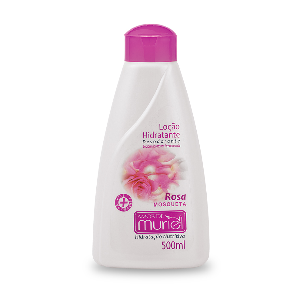 Hidratante Corporal  Amor de Muriel Rosa Mosqueta 500ml Ação Desodorante
