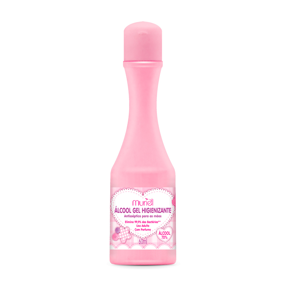 Sabonete Liquido Antibac Pink Muriel 60ml