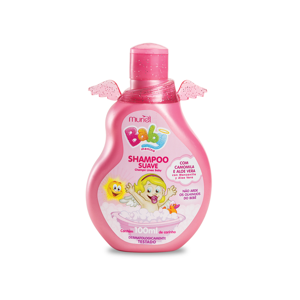 Shampoo Para Bebê Infantil Menina Baby Muriel 100ml