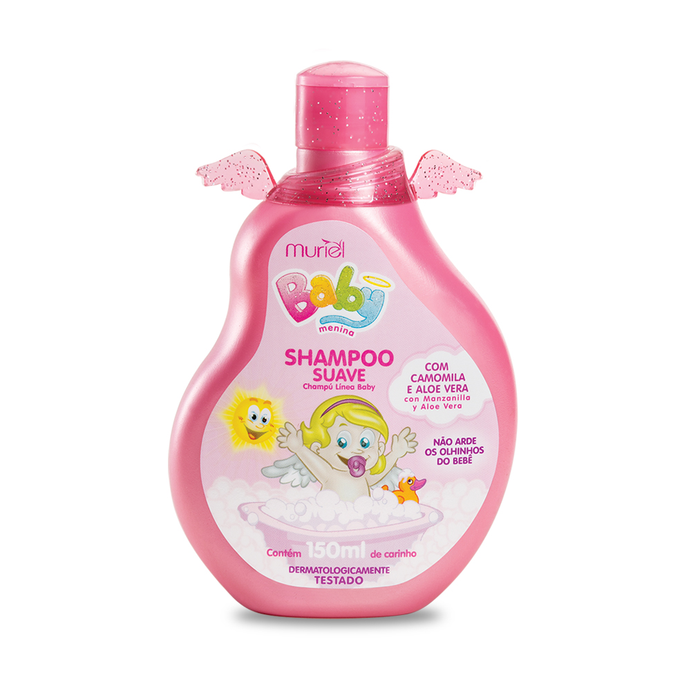 Shampoo Para Bebê Infantil Menina Baby Muriel 150ml
