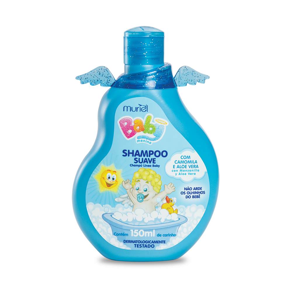 Shampoo Para Bebê Infantil Menino Baby Muriel 150ml