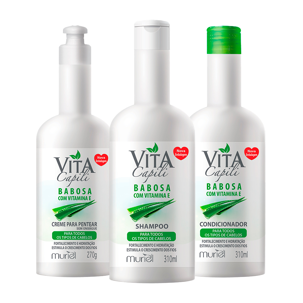 Muriel Kit Vita Capili – Babosa e Vitamina E