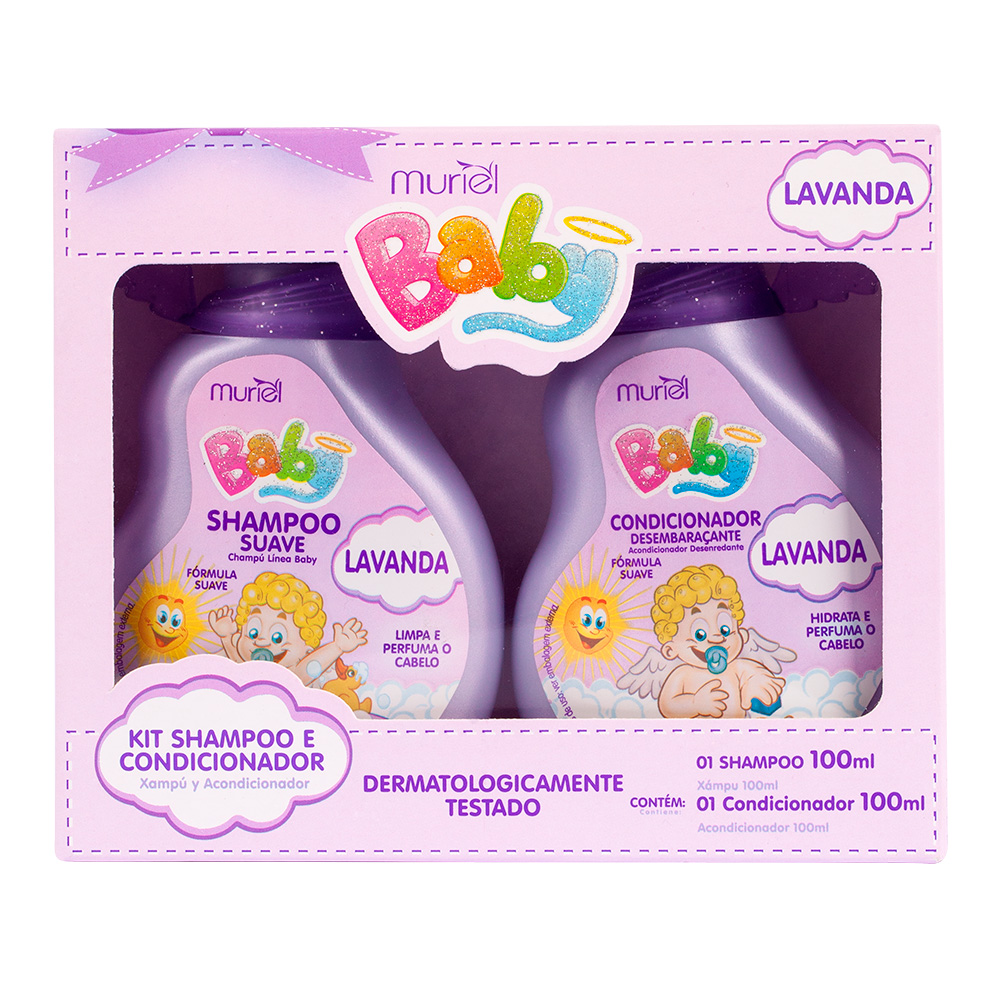 Muriel Kit Baby Lavanda Shampoo e Condicionador 100ml