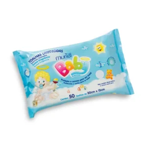 Toalhas Umedecidas Baby Muriel Menino 50 unidades
