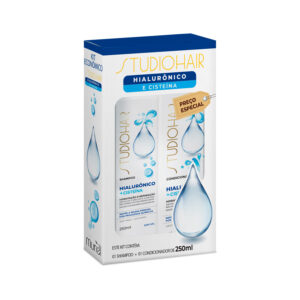 Kit Shampoo e Condicionador Studio Hair Hialurônico e Cisteína
