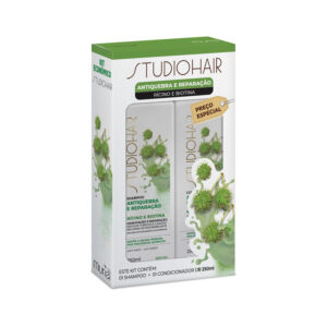 Kit Shampoo e Condicionador Studio Hair Rícino e Biotina