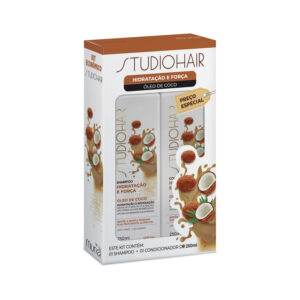 Kit Shampoo e Condicionador Studio Hair Óleo de Coco