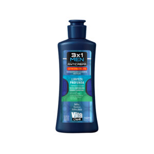 Shampoo e Condicionador Vita Capili Men 3x1 + Anticaspa Limpeza Profunda 140ml