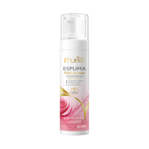 Espuma Hidratante Instantânea Muriel Rosa Mosqueta com Colágeno e Niacinamida 150ml