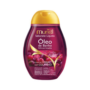 Óleo de Banho Glicerinado Elixir de Cereja com Colágeno Muriel 230ml